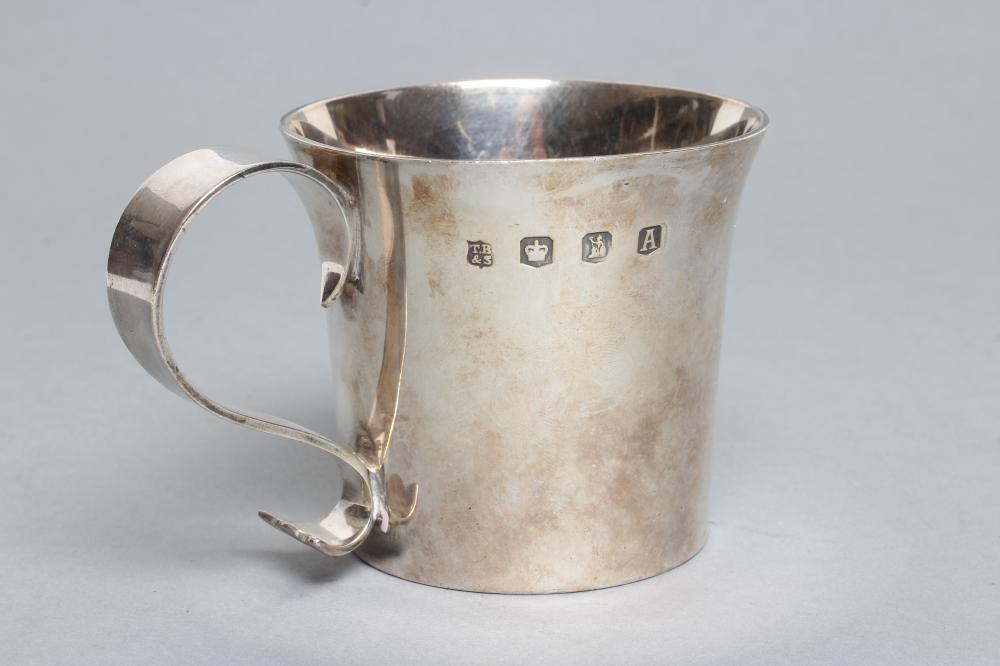 A BRITANNIA STANDARD CHRISTENING MUG Image