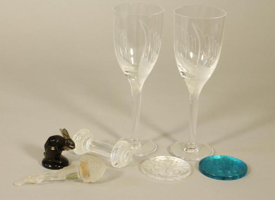A COLLECTION OF LALIQUE GLASS Image