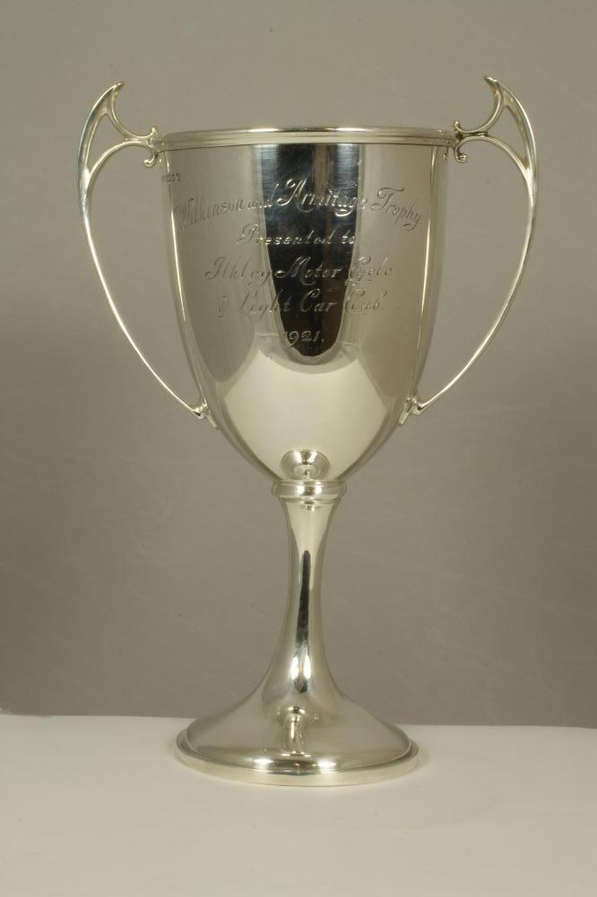 A SILVER TROPHY CUP Image
