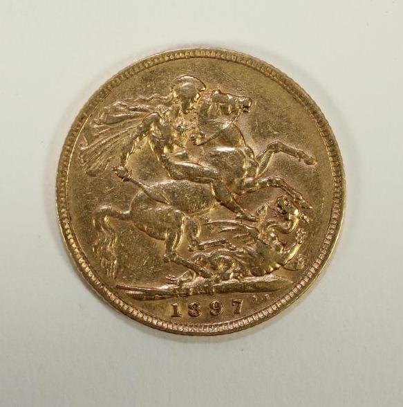A VICTORIA JH GOLD SOVEREIGN Image
