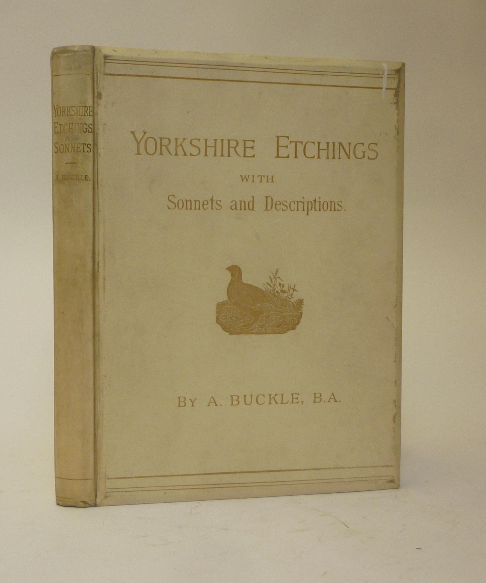 YORKSHIRE ETCHINGS WITH SONNETS AND DESCRIPTIONS Image