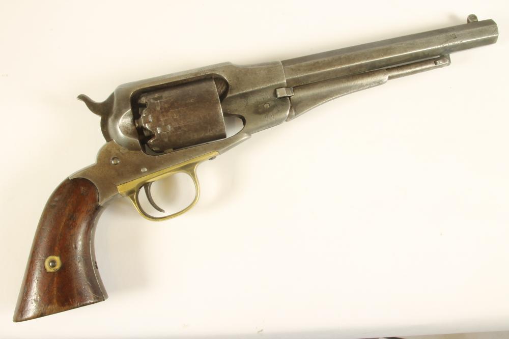 A .36 REMINGTON MODEL 1861 NAVY PERCUSSION REVOLVER Image