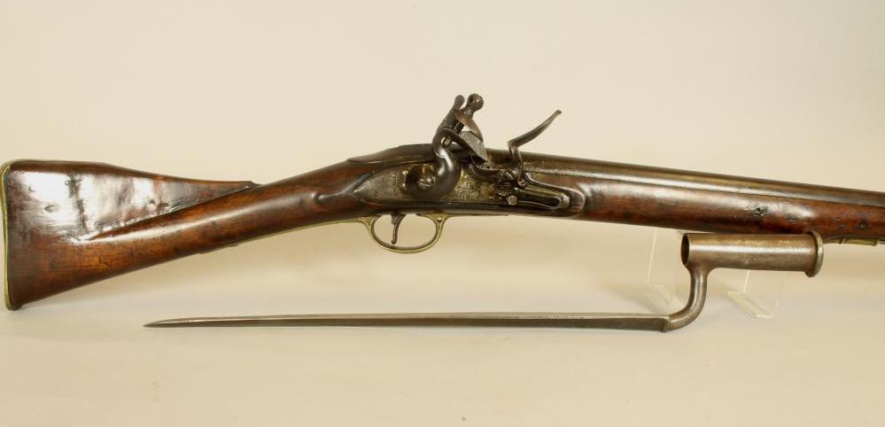 A GEORGIAN BROWN BESS FLINTLOCK TOWER MUSKET Image