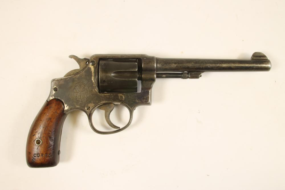 A DEACTIVATED .38 SMITH & WESSON WWI SPECIAL REVOLVER Image