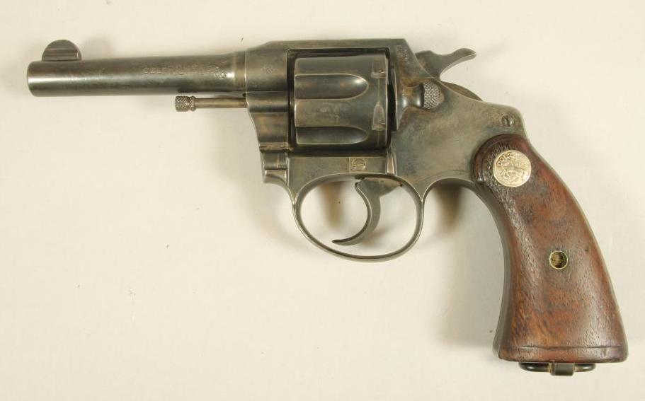 A DEACTIVATED .38 COLT POLICE POSITIVE REVOLVER Image