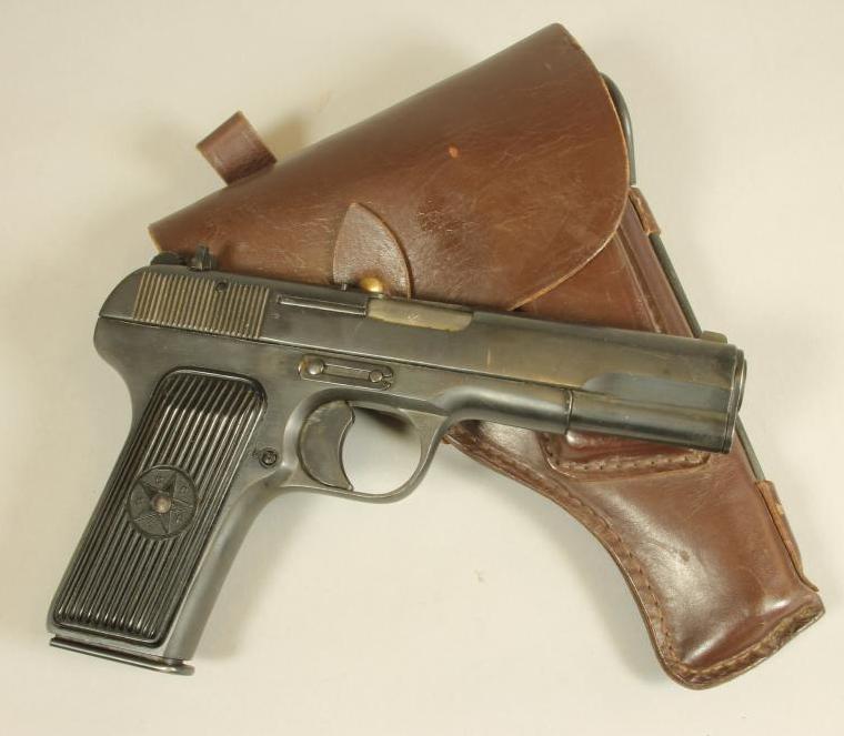 A DEACTIVATED 7.62MM TOKAREV TT33 RUSSIAN SEMI AUTOMATIC PISTOL Image