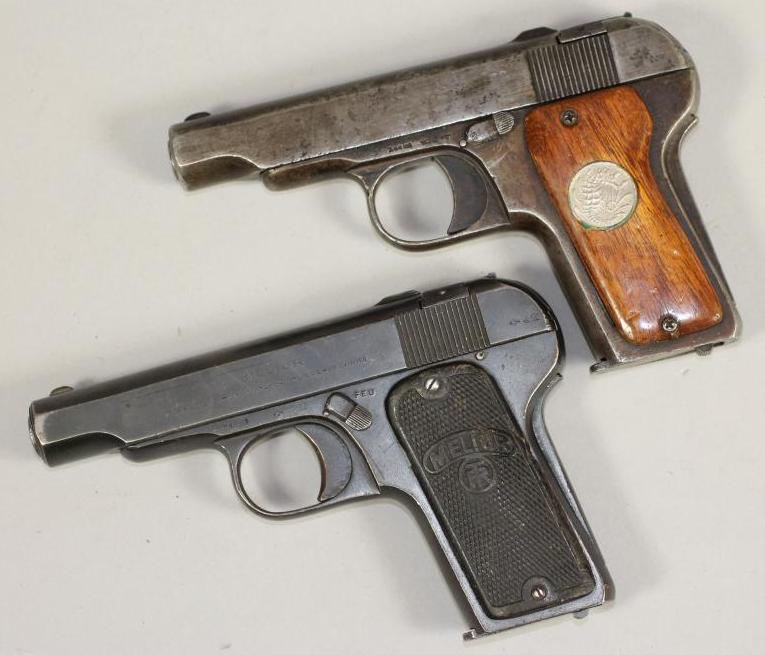 TWO DEACTIVATED MELIOR FRENCH AUTOMATIC PISTOLS Image