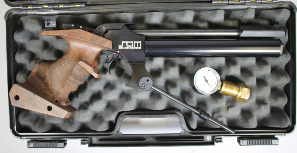 A SAM MOD. K11 PCP .177 TARGET AIR PISTOL Image