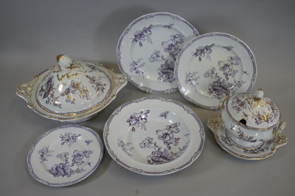 AN ISAAC WILSON MIDDLESBROUGH POTTERY PART DINNER SERVICE Image