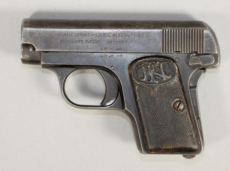 A DEACTIVATED BROWNING 'BABY' SEMI AUTOMATIC PISTOL Image