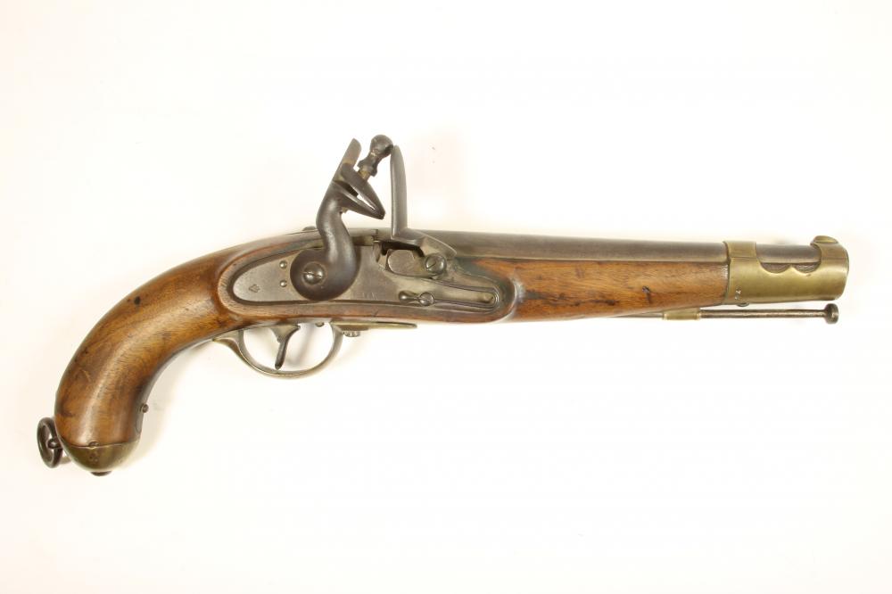 AN AUSTRIAN CAVALRY FLINTLOCK PISTOL Image