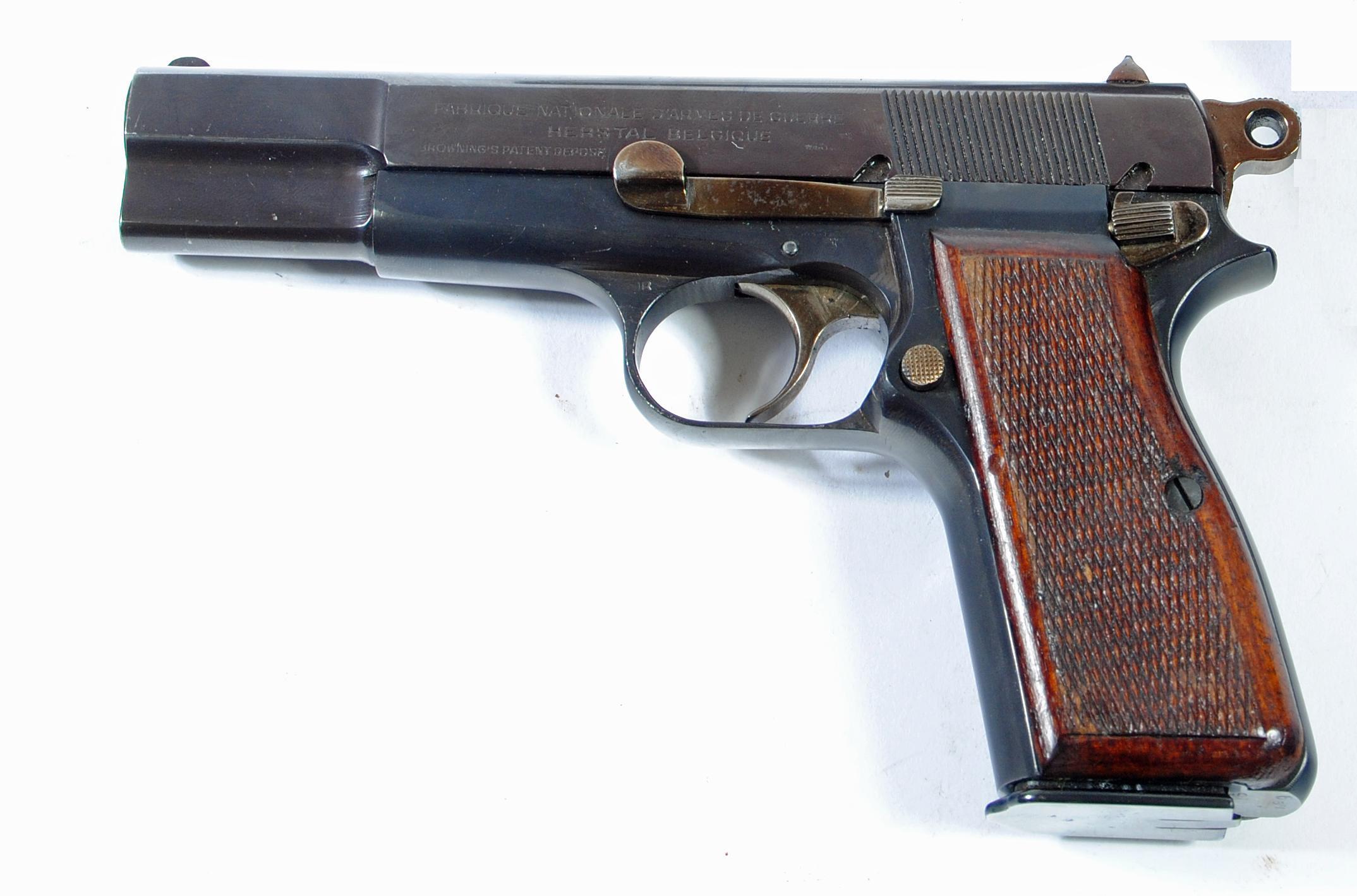A DEACTIVATED NAZI 9MM BROWNING SEMI-AUTOMATIC PISTOL Image