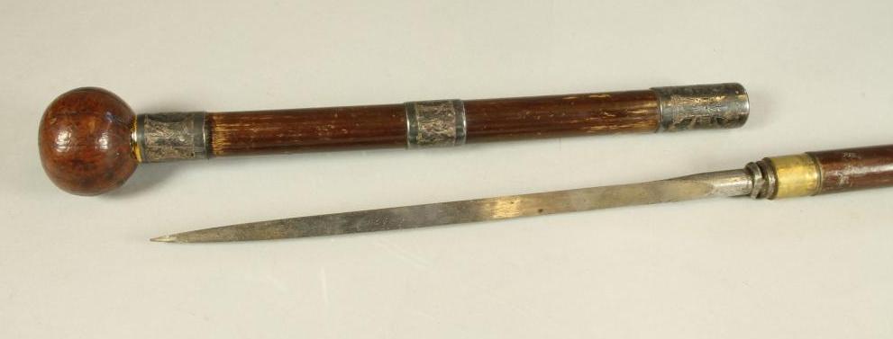 A VICTORIAN SWORD STICK Image