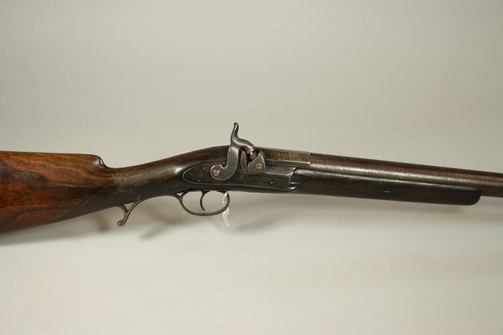 A 6 BORE PERCUSSION LIVE PIGEON GUN Image