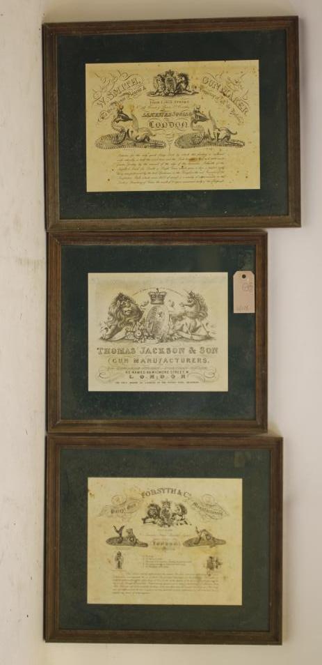 A FORSYTH & CO. GUN CASE TRADE LABEL Image