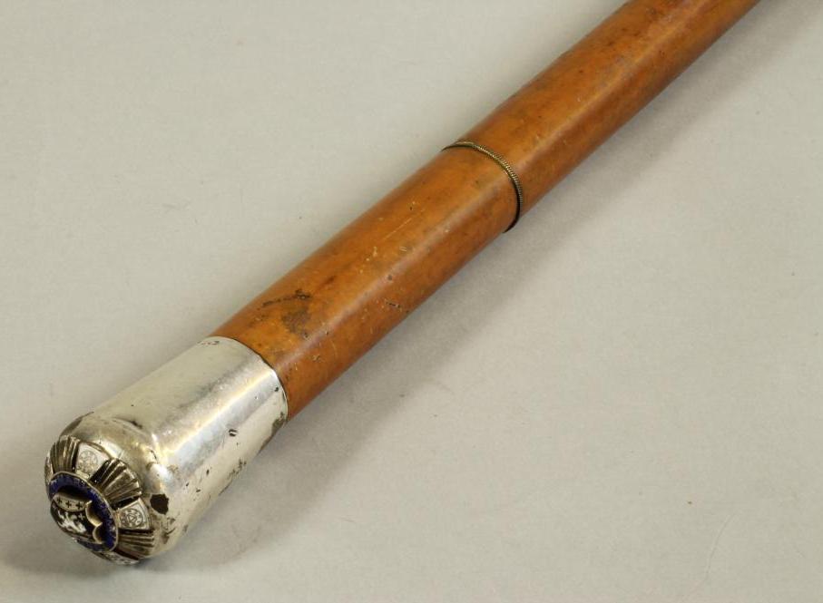 A SILVER MOUNTED SWORD STICK Image