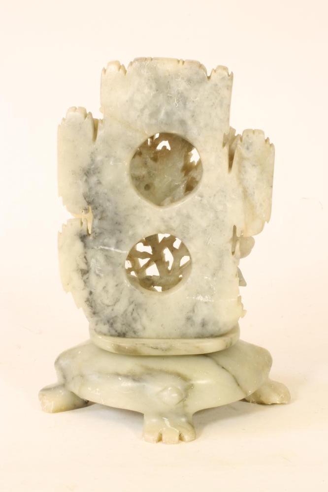 A CHINESE SOAPSTONE ORNAMENT Image