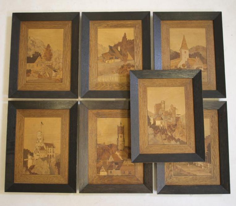 A SET OF SEVEN HEINRICH MAYBACH Image