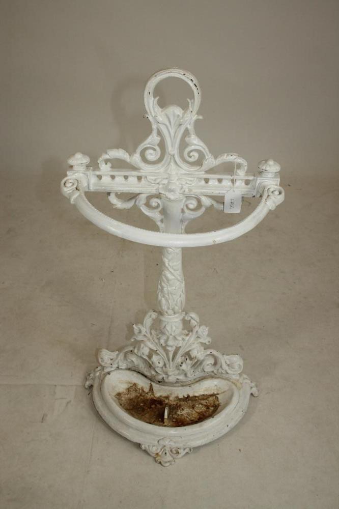 A VICTORIAN CAST IRON STICK STAND Image