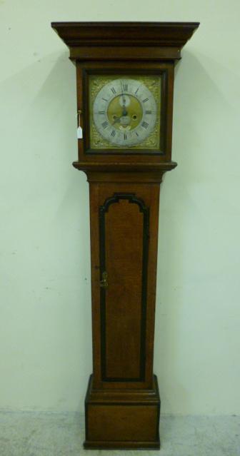 AN OAK LONGCASE CLOCK by Deykin Image