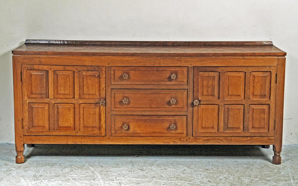 AN ADZED OAK DRESSER by Don Craven "Foxman" Image