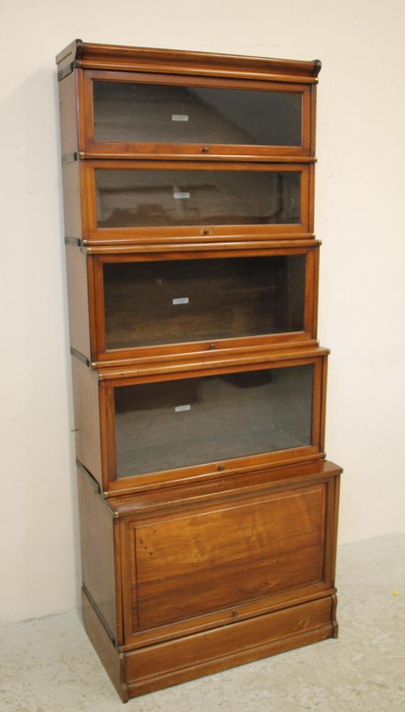 A WALNUT BOOKCASE by The Globe Wernicke Co. Ltd. Image