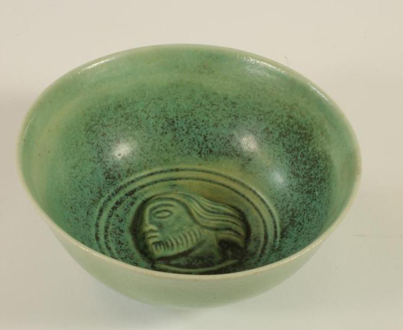 A DANISH SAXBO STONEWARE SMALL BOWL Image