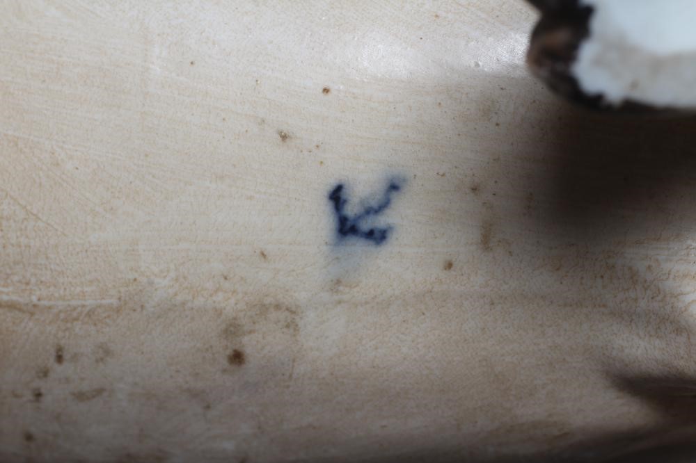 TWO ERNST BOHNE SOHNE PORCELAIN PUG DOGS Image