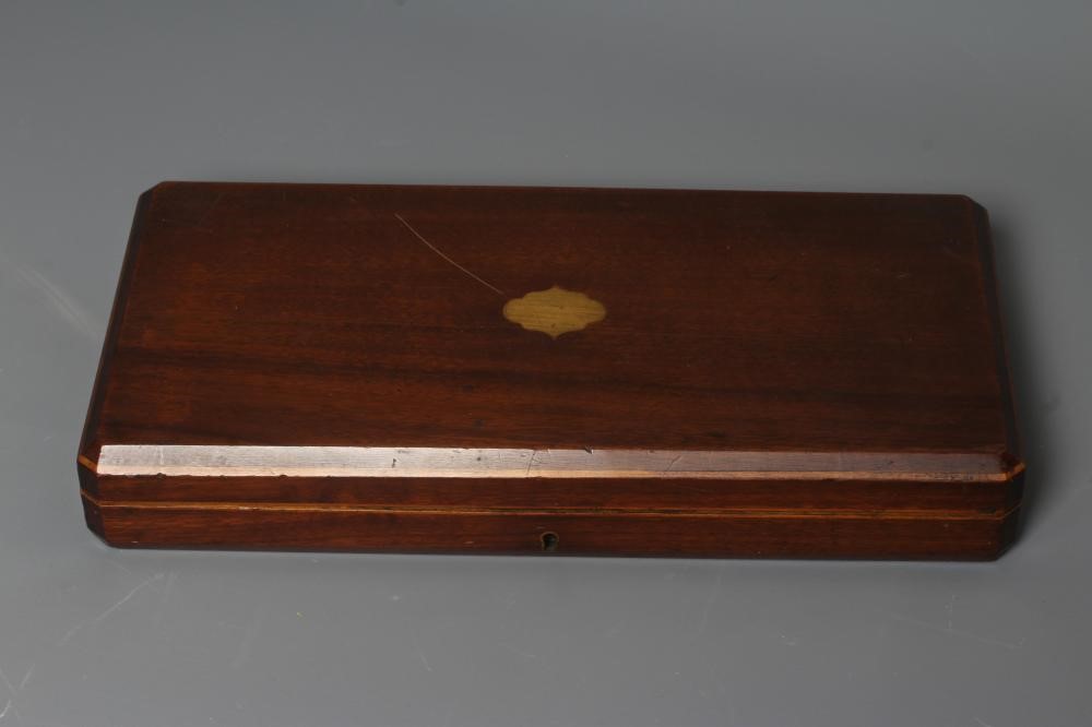 A SET OF TWELVE PAIRS OF VICTORIAN SILVER FRUIT KNIVES AND FORKS by Harrison Bros. & Howson Image