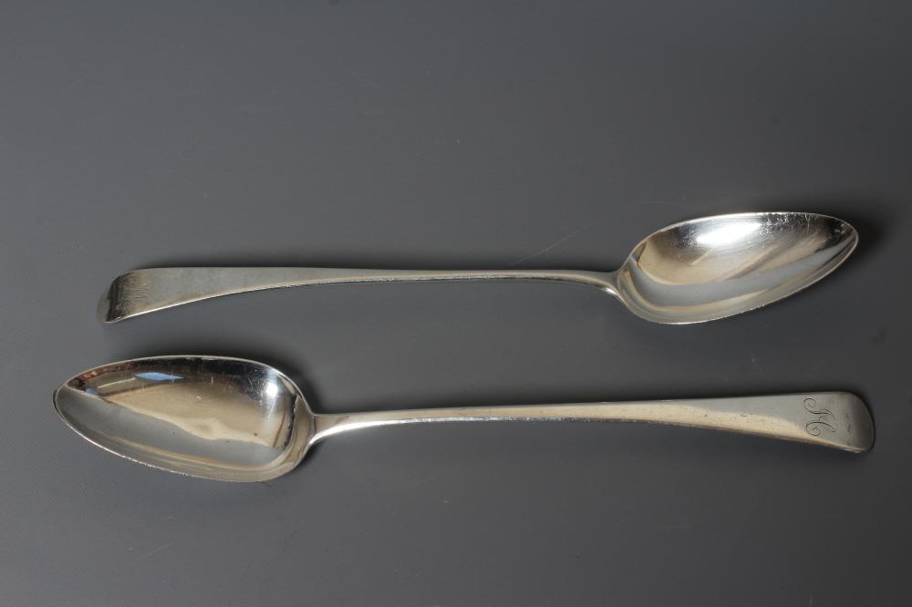 A LATE GEORGE III SILVER HANOVERIAN PATTERN BASTING SPOON by George Smith IV Image