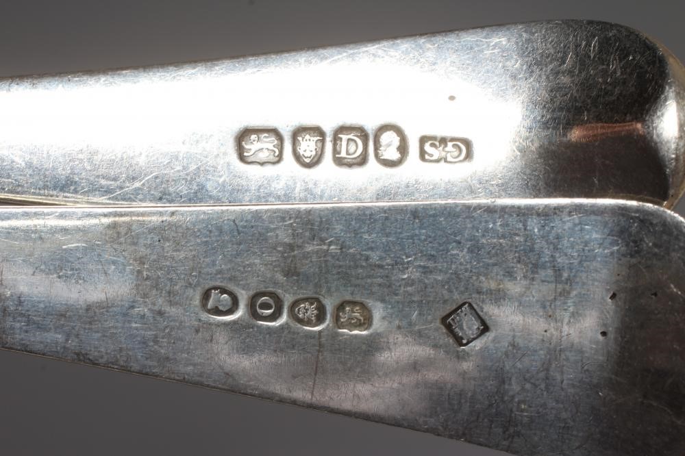 A LATE GEORGE III SILVER HANOVERIAN PATTERN BASTING SPOON by George Smith IV Image