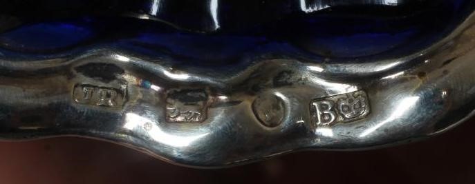 A PAIR OF EARLY VICTORIAN SILVER SALTS by Joseph Rodgers & Sons Image