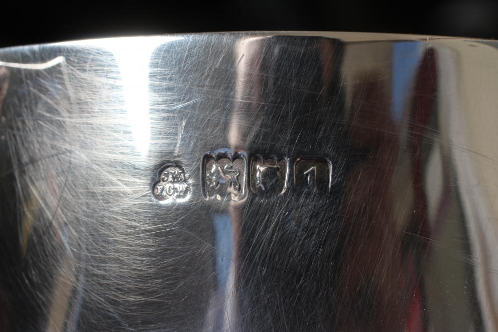 AN EDWARDIAN SILVER TROPHY CUP by Wakely & Wheeler Image