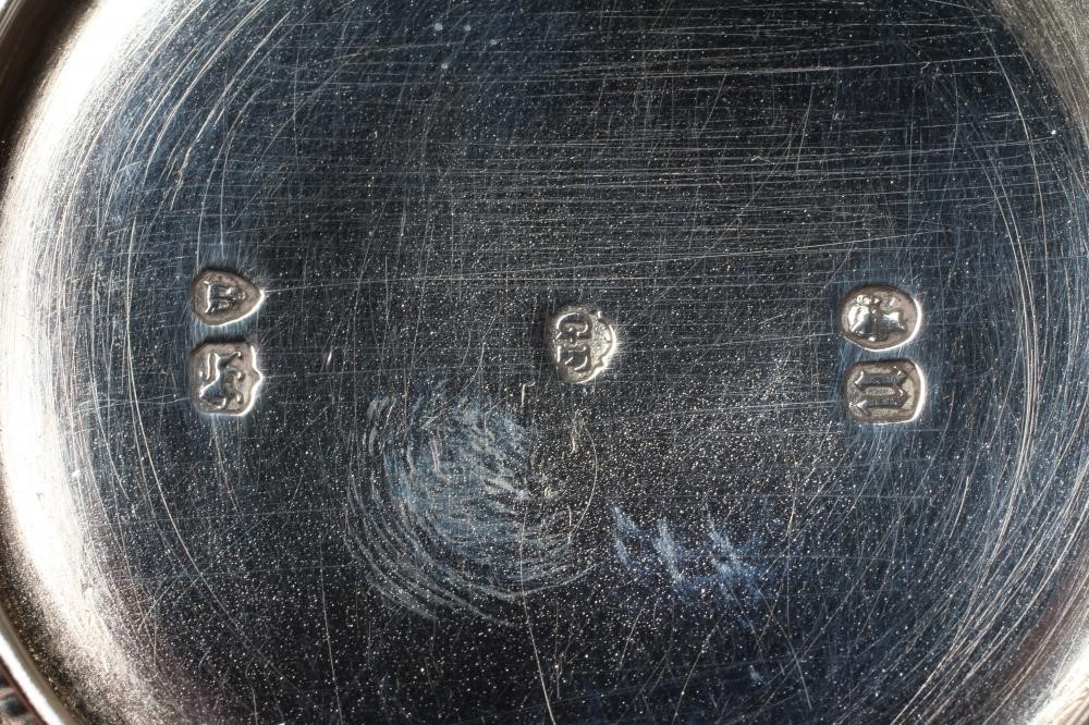 A COMPOSITE VICTORIAN/EDWARDIAN SILVER BACHELOR'S THREE PIECE TEA SERVICE by George Fox Image