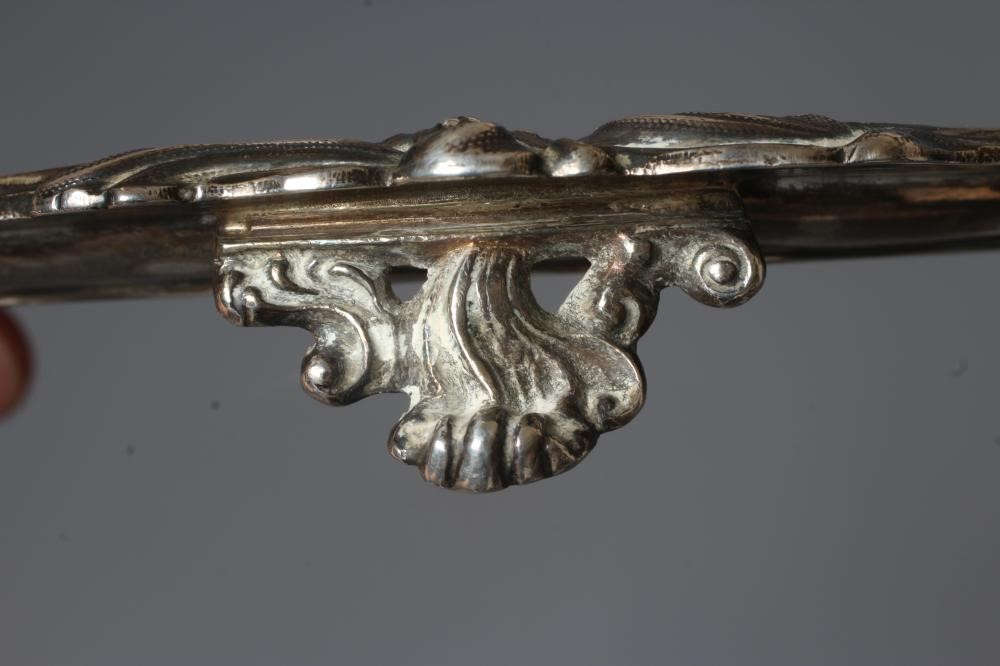 A LATE VICTORIAN SILVER SALVER by Walker & Hall Image