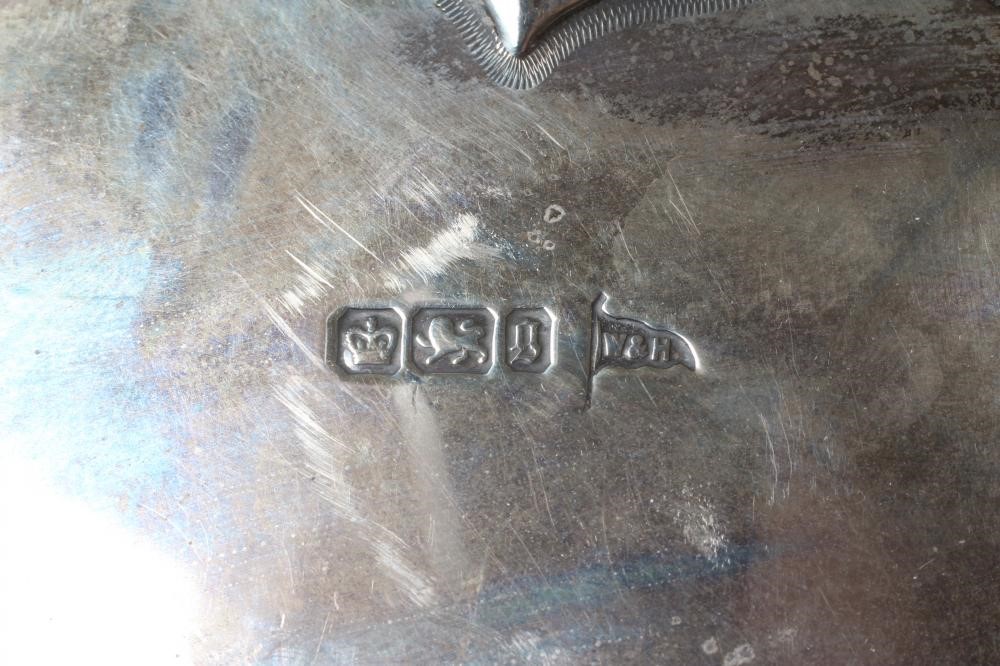 A LATE VICTORIAN SILVER SALVER by Walker & Hall Image
