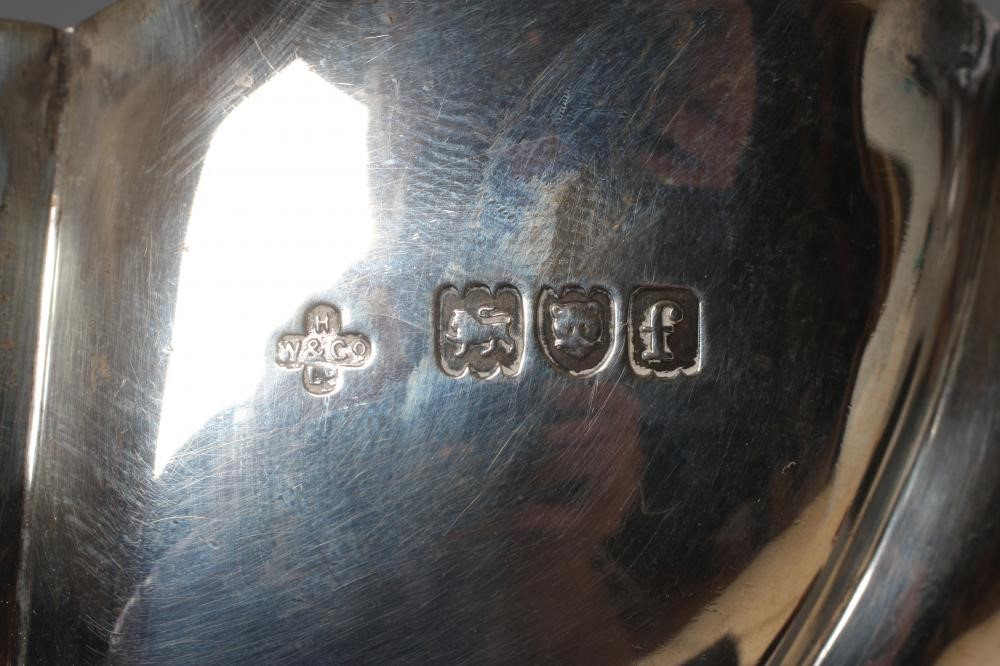 A LATE VICTORIAN SILVER SWEETMEAT DISH by Horace Woodward & Co Ltd. Image