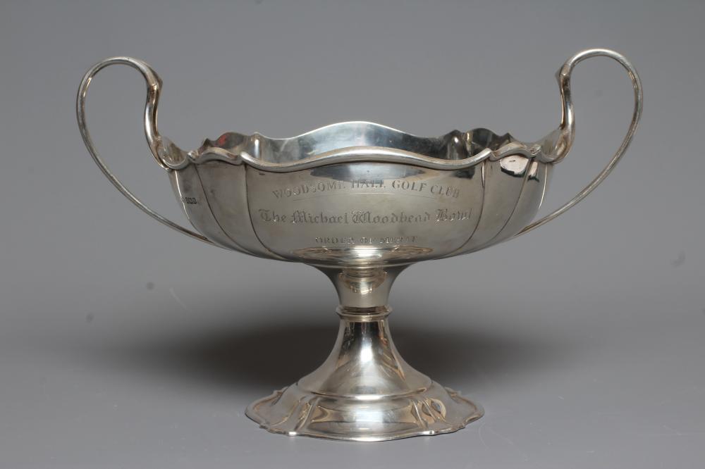 AN EDWARDIAN SILVER TROPHY by Atkin Bros. Image