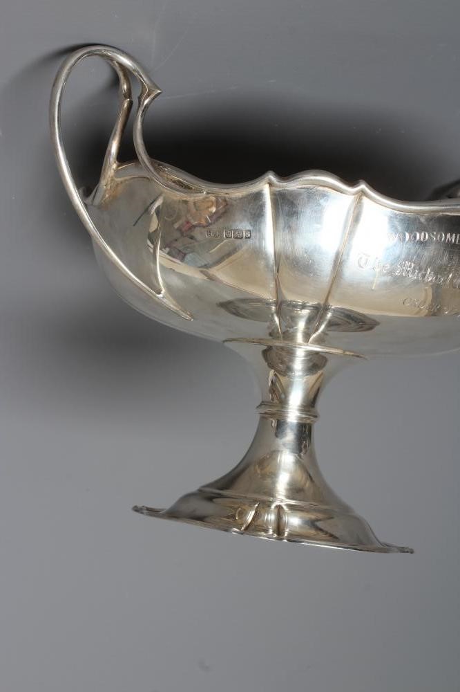 AN EDWARDIAN SILVER TROPHY by Atkin Bros. Image