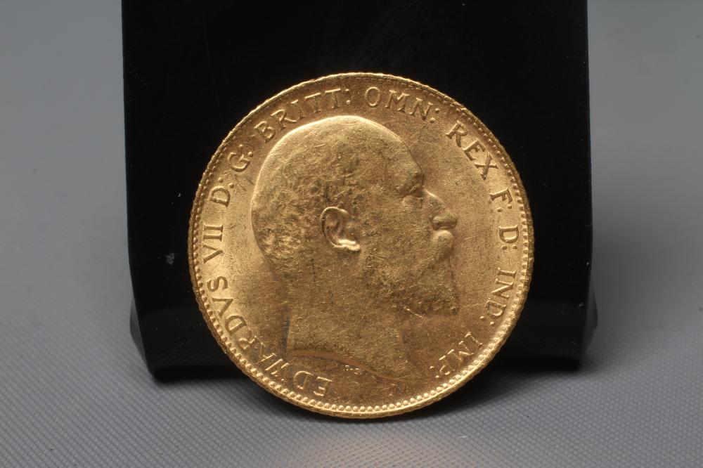 AN EDWARD VII SOVEREIGN, 1909, 8g (Est. plus 20% premium) Image