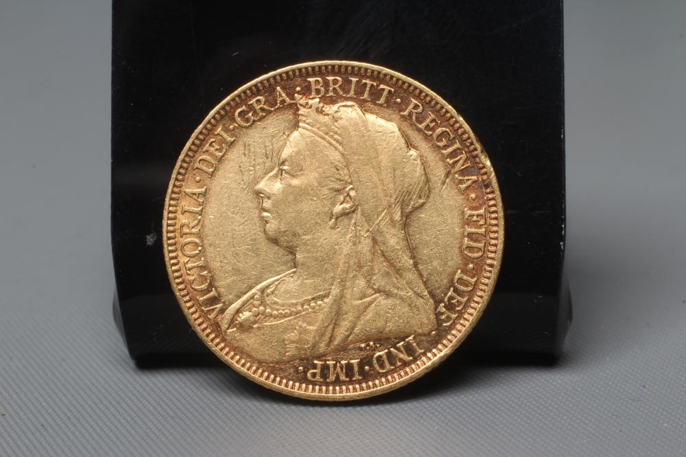 A VICTORIA OH SOVEREIGN, 1895, 7.9g (Est. plus 20% premium) Image