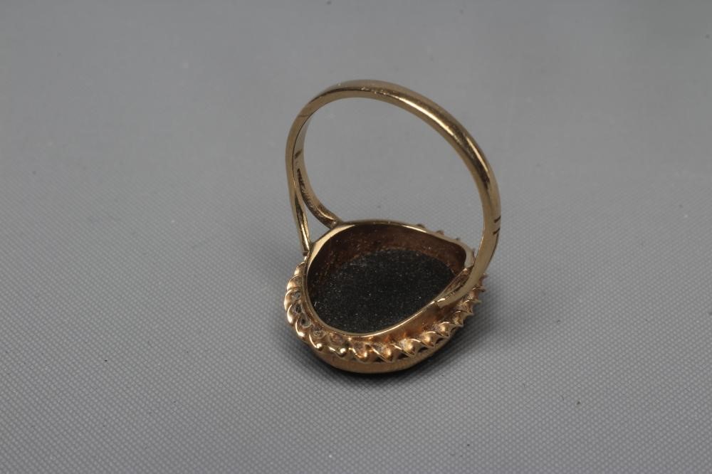 A BLACK OPAL DRESS RING Image