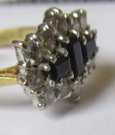 A SAPPHIRE AND DIAMOND DRESS RING Image