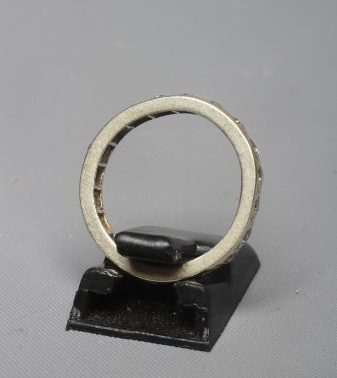 A DIAMOND ETERNITY RING, unmarked, size L (Est. plus 24% premium inc. VAT) Image