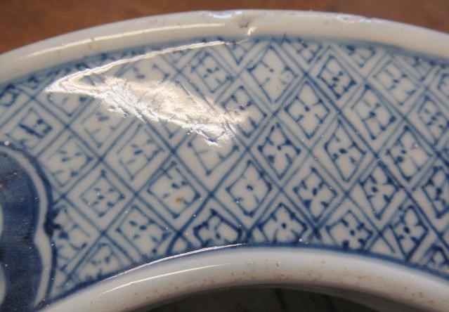 A CHINESE PORCELAIN CYLINDRICAL LARGE VASE painted in underglaze blue with a continuous scene of Image