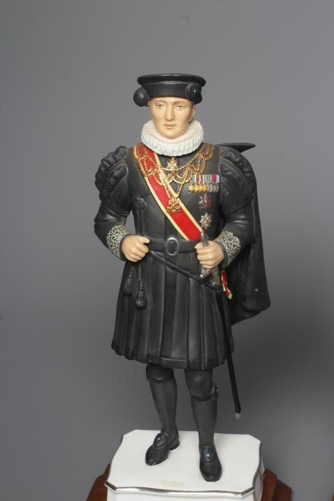 TWO ROYAL WORCESTER PORCELAIN PAPAL SERIES FIGURES modelled by Neal French and comprising 'An Image