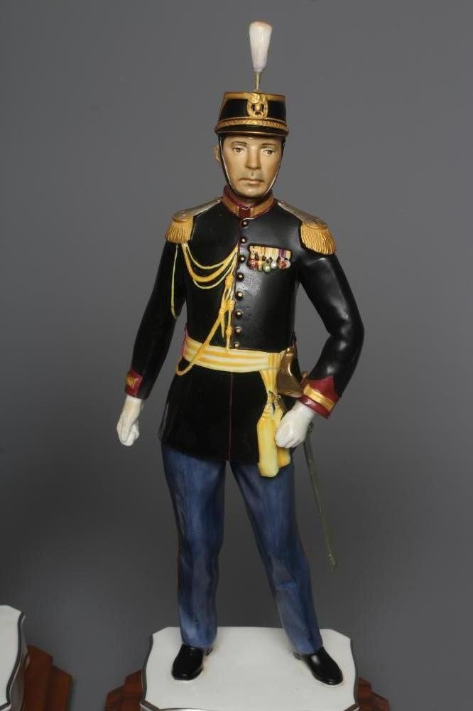 TWO ROYAL WORCESTER PORCELAIN PAPAL SERIES FIGURES modelled by Neal French and comprising 'An Image