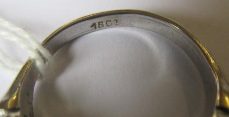 A SIX STONE DIAMOND RING, the round brilliant cut stones each of approximately 0.40cts (TCW approx. Image