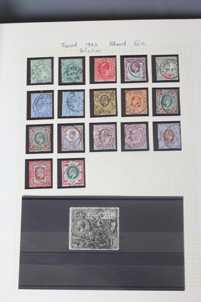 GB COLLECTION STAMP ALBUM from 1840-1970 including two 1840 1d Image