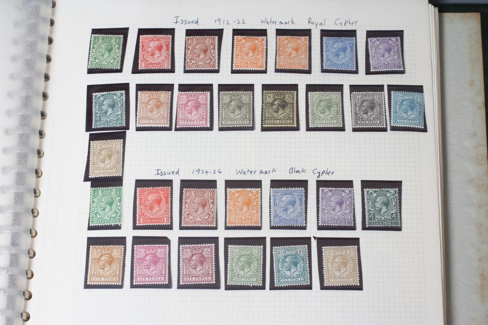 GB COLLECTION STAMP ALBUM from 1840-1970 including two 1840 1d Image